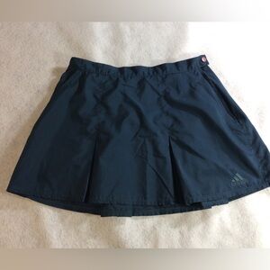 adidas Women’s Navy Blue Athletic Skirt with Logo SZ L